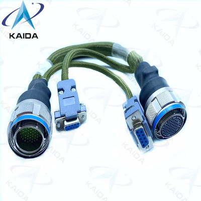 D38999 26FE35PN Кабели соединителей D38999 26FE35SN Алюминиевый ядро кабеля двойной мужской