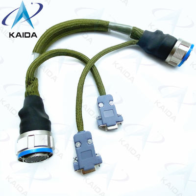 D38999 26FE35PN Кабели соединителей D38999 26FE35SN Алюминиевый ядро кабеля двойной мужской