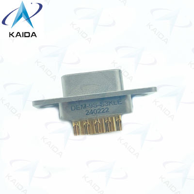 500V MIL-DTL-83513 Алюминиевый Micro D приемник соединитель 500 циклов спаривания Контакты медного сплава.