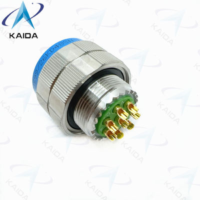 Прокатная сцепка MIL-DTL-38999 серия III..D38999/26KD48SN-H. Пассивированная из нержавеющей стали. Контакты для сварных чашек. Серия 8D.