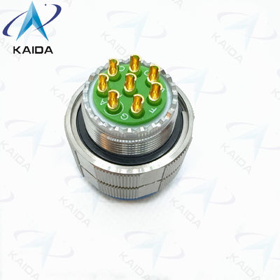 Прокатная сцепка MIL-DTL-38999 серия III..D38999/26KD48SN-H. Пассивированная из нержавеющей стали. Контакты для сварных чашек. Серия 8D.