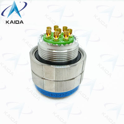 Прокатная сцепка MIL-DTL-38999 серия III..D38999/26KD48SN-H. Пассивированная из нержавеющей стали. Контакты для сварных чашек. Серия 8D.