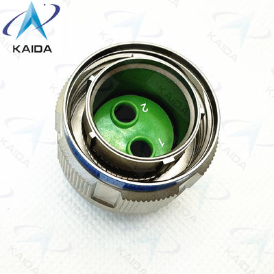 MILDTL-38999 2 Контакты Twinax с нитью / безэлектроника Никель / золото Контактный конец Военный соединитель D38999/26FE82PN