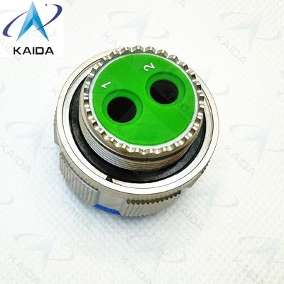 MILDTL-38999 2 Контакты Twinax с нитью / безэлектроника Никель / золото Контактный конец Военный соединитель D38999/26FE82PN