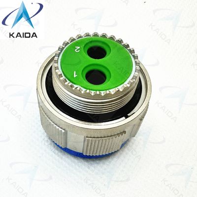 MILDTL-38999 2 Контакты Twinax с нитью / безэлектроника Никель / золото Контактный конец Военный соединитель D38999/26FE82PN