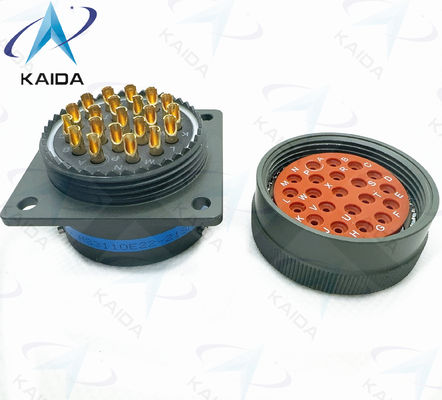 21 Контакты Сплавщик Контактный конец MIL-DTL-26482 Серия IMS3110E22-21SN Окружающая среда Запечатанный оливково-зеленый кадмий
