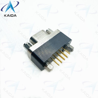 Вертикальный MIL-DTL-83513 прямоугольный розетка Micro D PCB соединитель Золото над никелем контактная покрытие GMR7580-9S2BPN