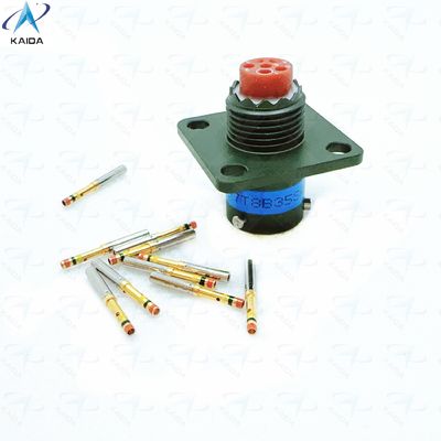 MS27497T08B35SA MIL-DTL-38999 Серия II 500 V 6 Контакты Электрический соединитель Стенный приемник JTPQ00