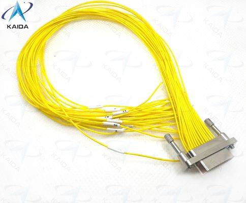 25 Контактная микро-D металлическая оболочка из алюминиевого материала для промышленных применений.