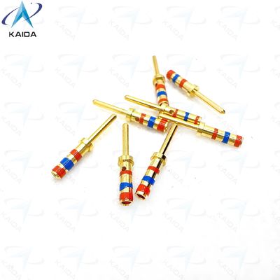 D38999 Серия Купер сплав Контакт с золотой покрытием Удовлетворение требований клиента.M39029/58-363.20# Контакт с булавками.Цветовые полосы с оранжевым - синим - оранжевым