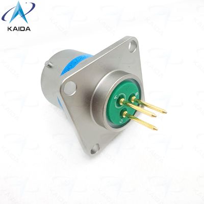 Квадратный фланцевый разъем MIL-DTL-38999 Серия Ⅰ с контактами из медного сплава для промышленных применений. MS27505E13F03SCA。Квадратный фланцевый разъем с контактами для печатной платы