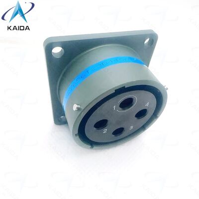 Оливково-зеленый кадмиевая оболочка Окончание MIL DTL 38999 Серия I Круговой соединитель Контактный материал из медного сплава прочный прочный.Высокий ток.MS27656T23B44SA