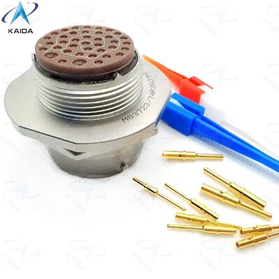 MIL-DTL-83723, SERIES III CONNECTORS  WITH BAYONET COUPLING，M83723/74R2039N，Jam Nut Receptacle,  Shell Size 20 with Contact layout 20-39.