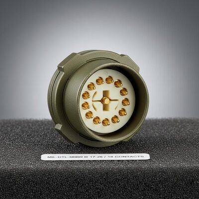 18 Количество контактов MIL-DTL-38999 Серия III Круговая разъемная разъемная разъемная разъемная разъемная разъемная