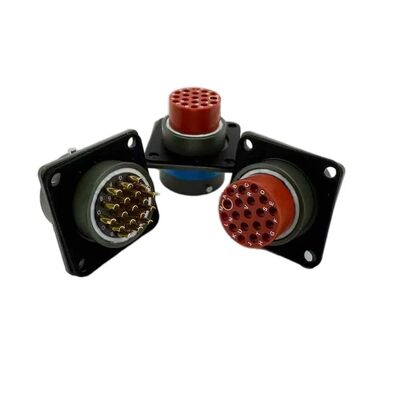 Прочный высокопроизводительный разъем для аэрокосмической промышленности с прямой гильзой Ms3112e14-19s, круговой разъем