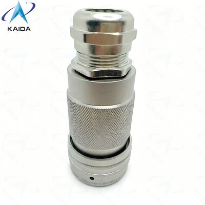 Номинальное напряжение 500 В, серия MIL DTL 26482 II, размер корпуса 18, круговой разъем. PT06SE18-32P. MS3116. Химическое никелирование.