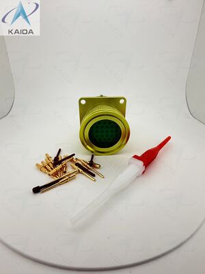 Штыковое соединение ZH23-10/22P-6-B. Круговой электрический разъем серии ZH23, замена российских СНЦ23. Муфта с байонетным замком