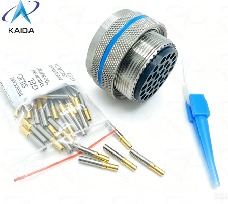 SS Connector Shell Circular Electrical Connector 30 Contacts.EN2997 high temperature firewall connectors.EN2997SE62430F6.853 series