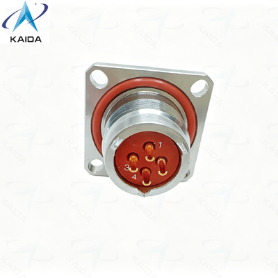 55C To 200C Circular Electrical Connector Solder Contact Type Durable for Industrial Applications and Harsh Environments